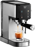 Espressomachine met 20 Bar en regelbare thermostaat, Drukregeling van 20 Bar voor Thuis
