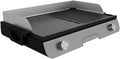 Barbecue, 3000 W, gemengd kookoppervlak, Rockstone-antiaanbaklaag, regelbare thermostaat, vetopvangbak