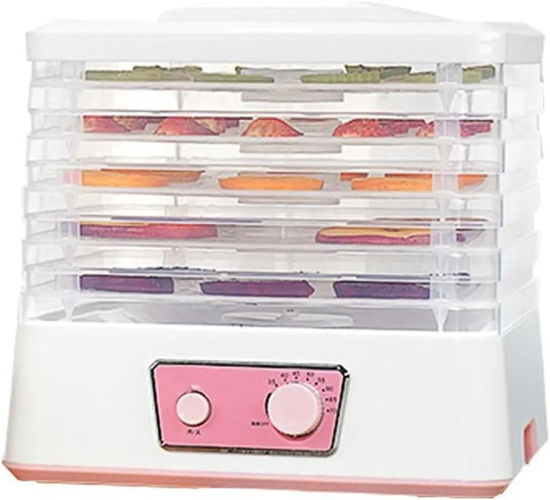 Fruitmachine Voedseldroger Droger, voor fruit Groenten Noten Snack Vlees, 8 versnellingen Temp maat verstelbaar