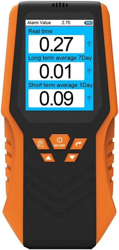 Radonmeter met mobiele uitvoering, Radon Gas, radondetector Intelligente Radon Detector Handheld Analytisch