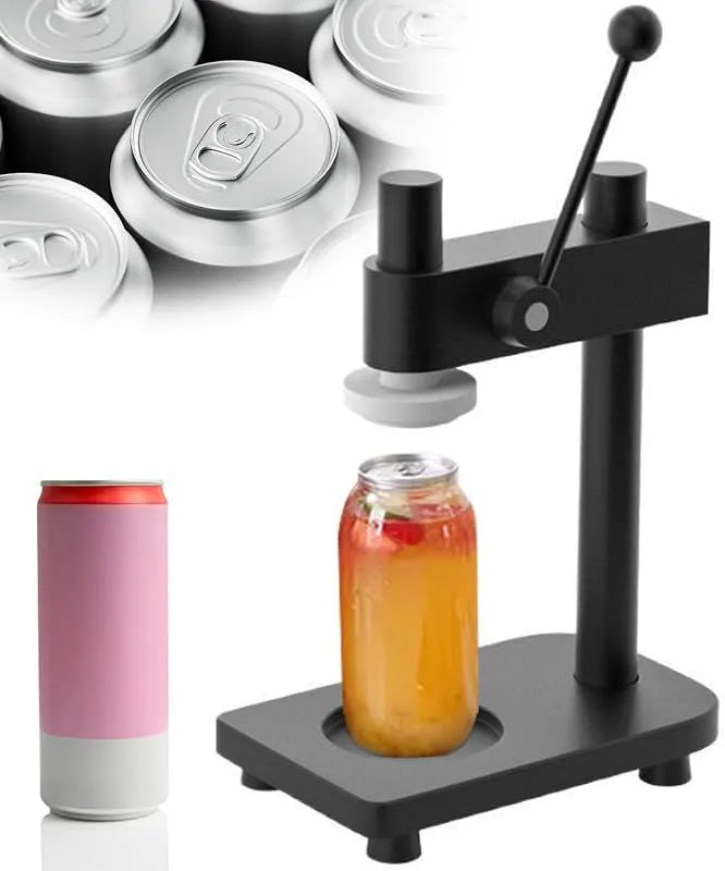 Blikkensluitmachine, 30-170MM, 55MM, zwart, Introductie van onze Manual Can Sealing Machine