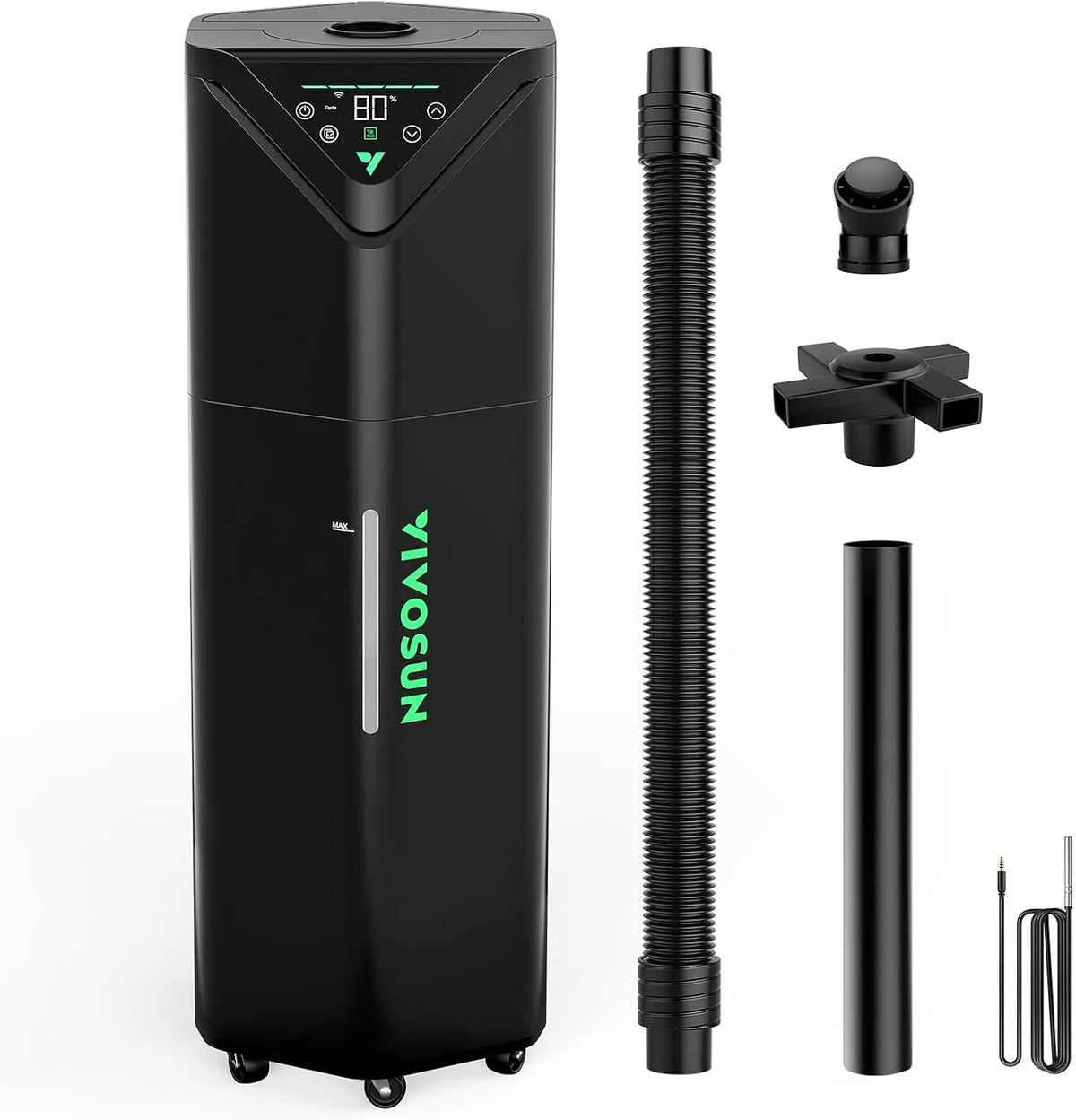 Luchtbevochtiger met WiFi, 19L en waterreservoir, VIVOSUN AeroStream H19 5 Gal Smart WiFi Luchtbevochtiger