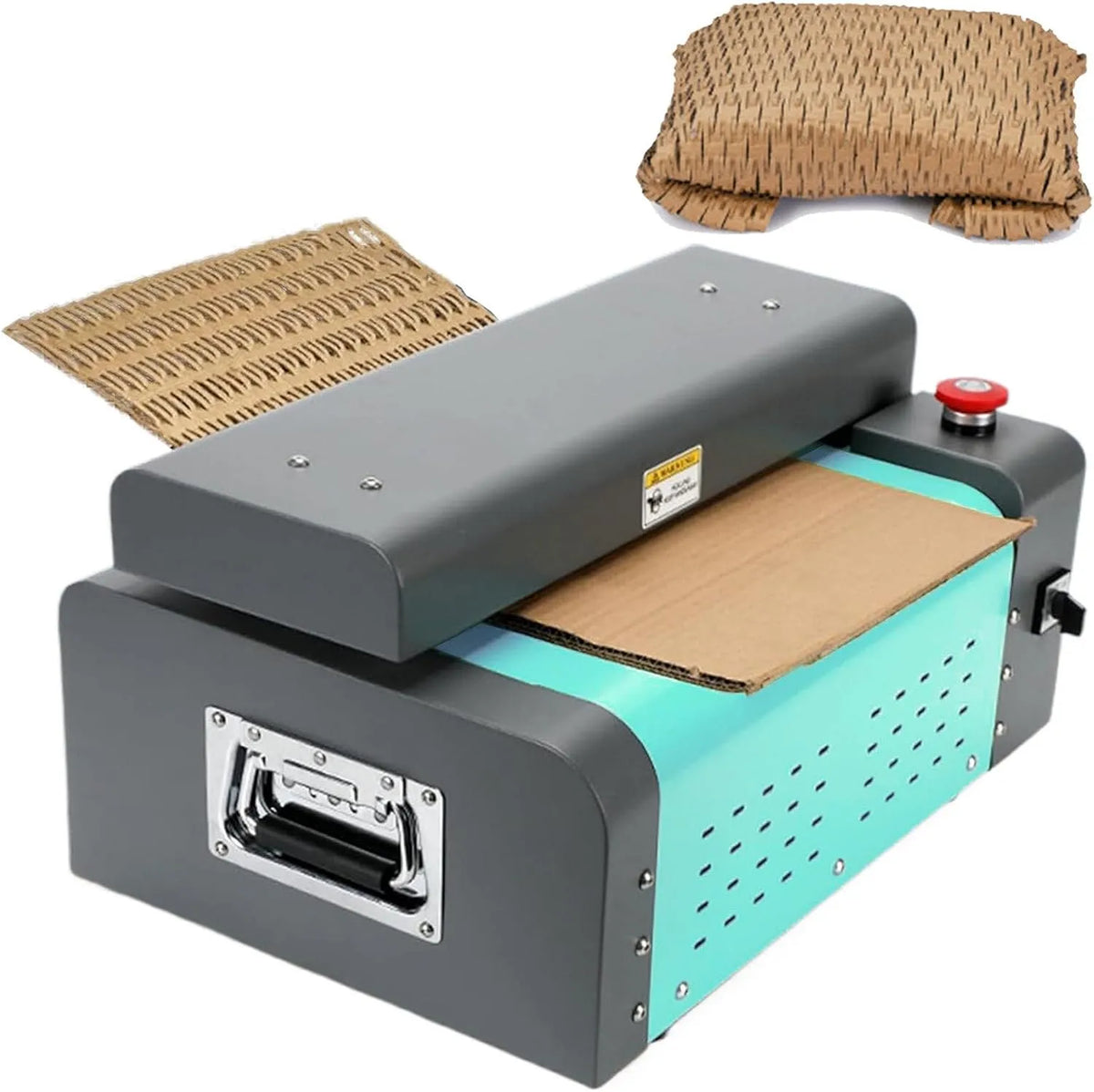Machine met 5m/min versnipperingssnelheid, Commerciële Afvalbeheermachine, 350mm Snijbreedte, 10mm verpletterende dikte voor verpakking
