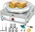 Commerciële crêpe-maker met 40 cm, 45 cm, 50 cm, 1 cm en RVS