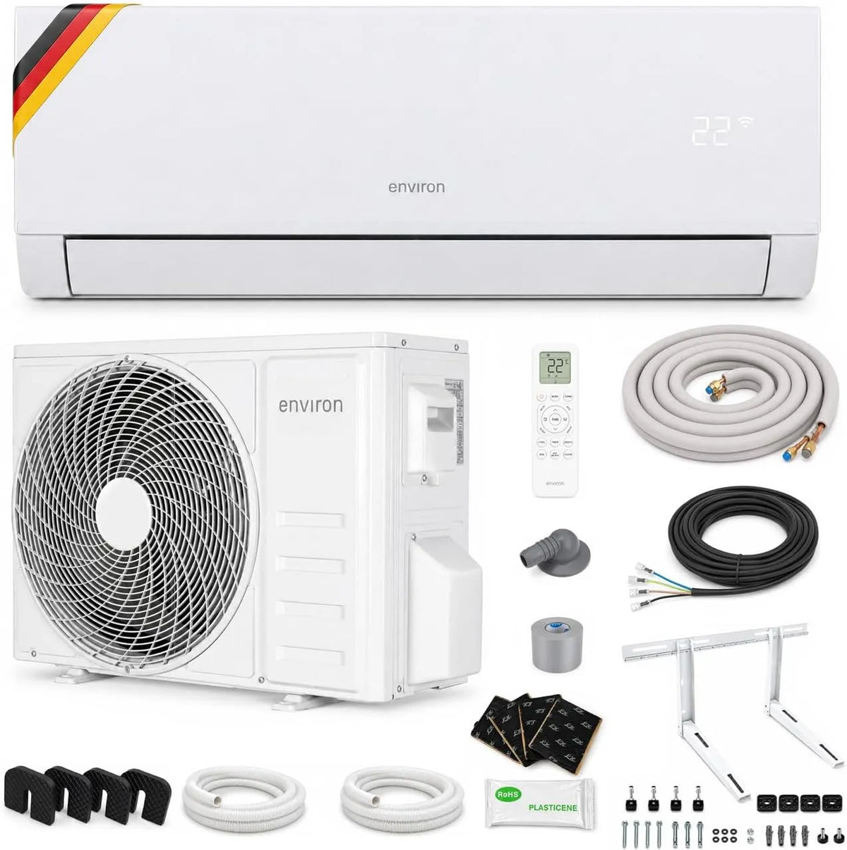 Gaskachel met 19 dB, 9.000 BTU, 2,6 kW, wifi, 20 dB, 3 dB, 230 V en 165-265 V