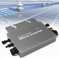 Spanningsomvormer met 600 W, 120V, 230V, WiFi, app-bediening, zonne-energie en aluminium