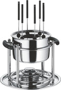 WMF Allegro Fondueset 11-delig, voor 6 personen, Cromargan RVS, met brander en vorken