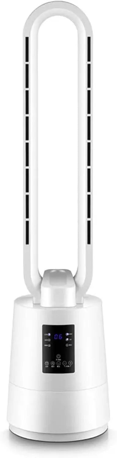 Ventilator met 12 snelheden, aanraakbediening, afstandsbediening, digitaal display, geluidsarme werking, oscillatiefunctie, gerichte luchtcirculatie