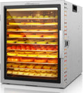 Droger X29 met 0,84 m2, 30-90°C, 800 W, RVS en Timer, 0,84 m2 Droogoppervlak