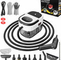 Stoomreiniger met 2500 W, 1,6 l, 10-15 seconden, 3 bar, 1 Uur, waterreservoir, accessoires inbegrepen en handmodel