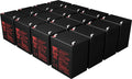 12V, Accuset voor APC Smart-UPS On-Line SURT1000XLT, model SURT1000XLT, VRLA