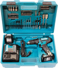 Lader, Makita HP333DSAX1, 2 accu's + oplader in draagtas, 12V max. / 2,0 Ah