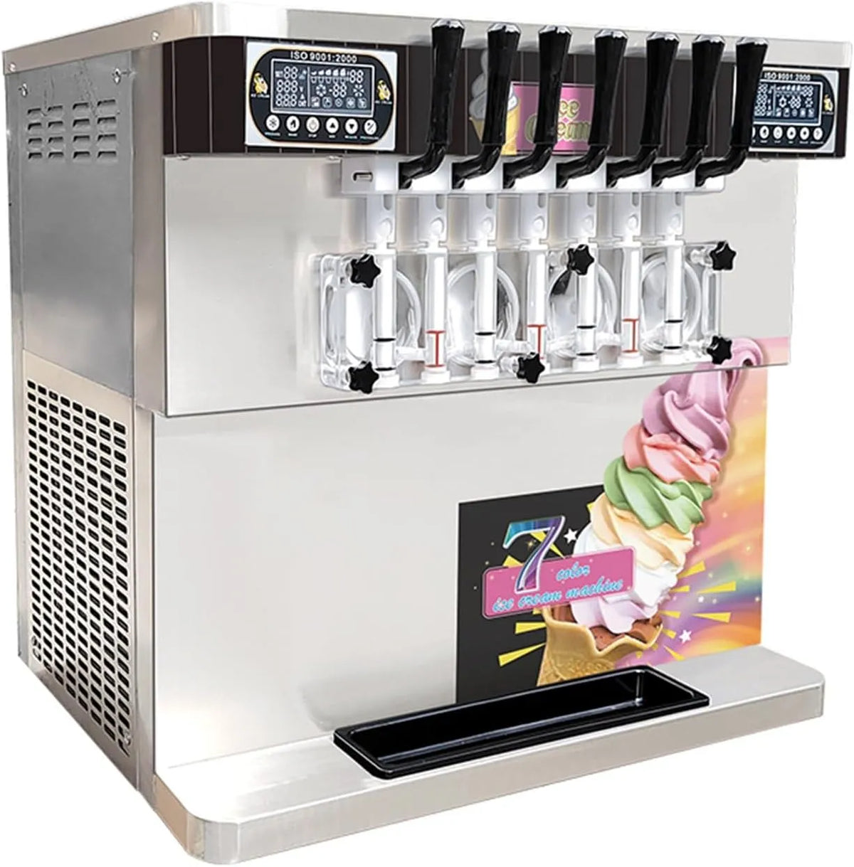 Melktheewinkel ijsmachine machine, volautomatische melktheewinkel ijsmachine machine