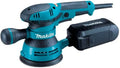 Makita, Bo5041, oscillatiefunctie, Lichte handzame 125 mm excenter schuurmachine.