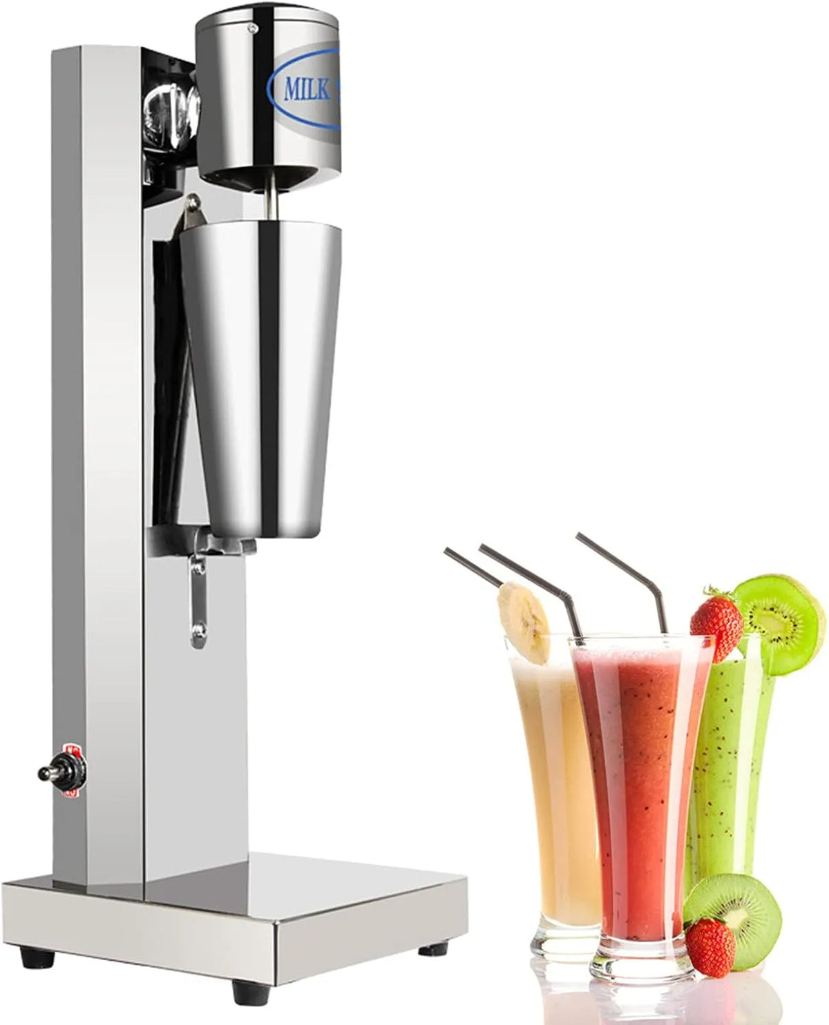 Blender, 180 W, 800ML, Commercieel Thuis, Mixer Shake Machine Roestvrijstalen Single Head Smoothie