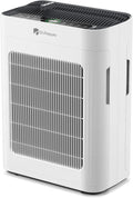 Luchtreiniger met 20 dB, 100 m2, 42,5 W, 2.160 uur, HEPA H13, HEPA-filter, geluidsarme werking en voor tapijt, harde vloeren en dierenharen