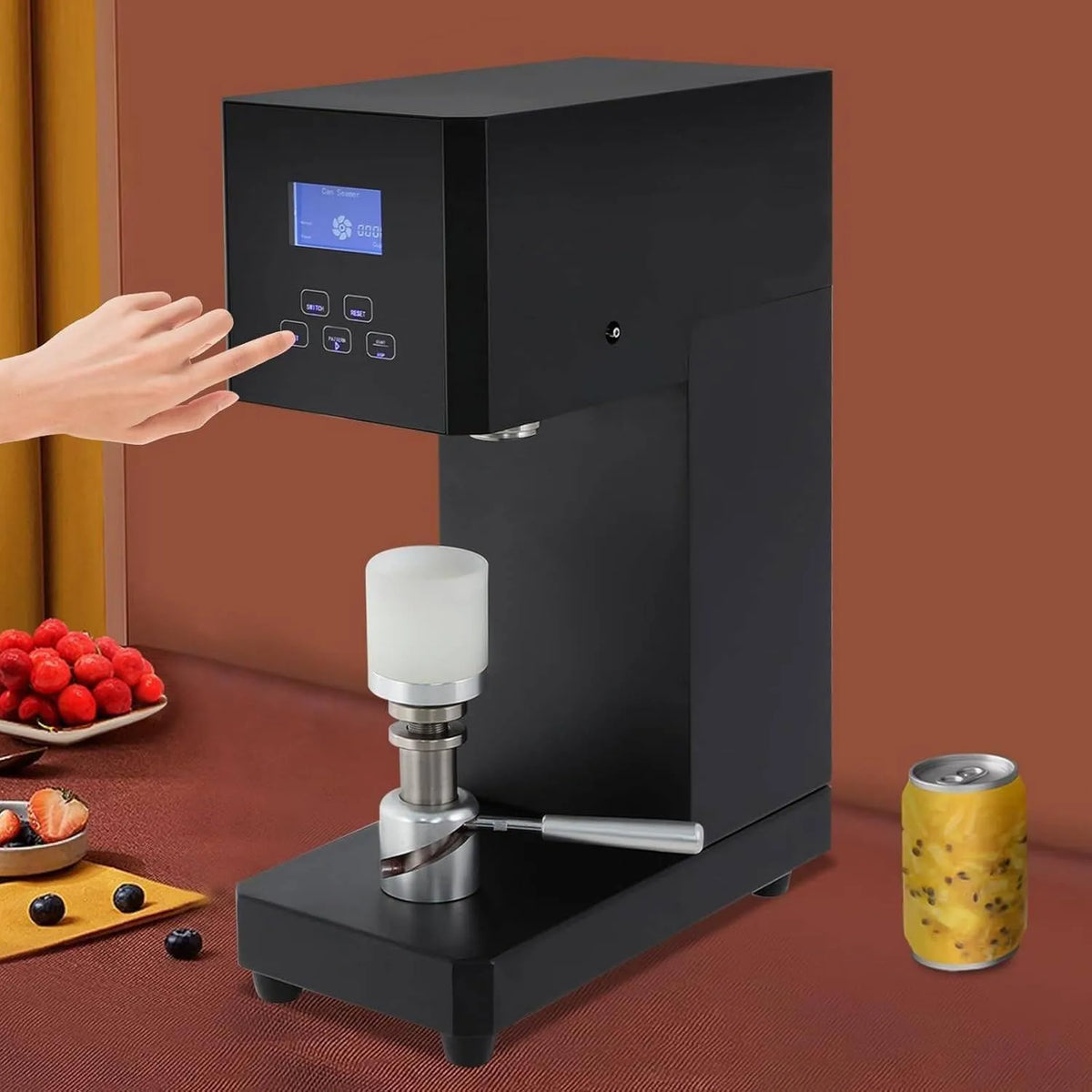 Kan Verzegelaar Machine met 370 W, 5,5 cm, 17 inch, 64 inch, 7,3 cm en 87 inch