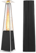 Gaskachel, COSTWAY, outdoor kachel met wielen en, 14 kW