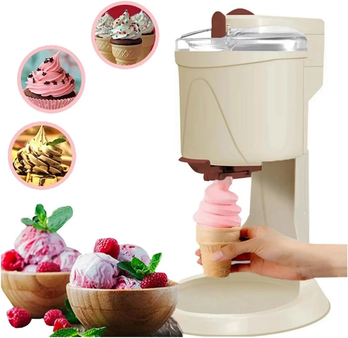 Machine, 1000ML, Ijs Making Machine Fruit Dessert Yoghurt, Kegel Ijs Maker Desktop ijsmachine