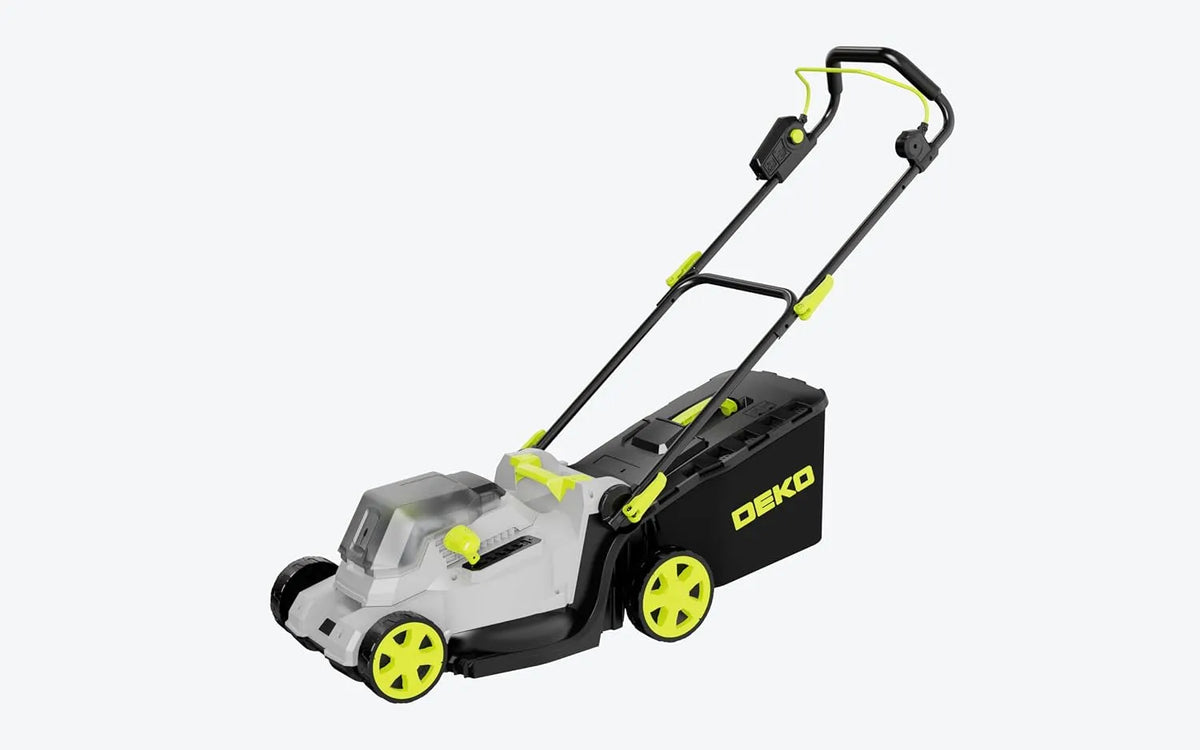 Grasmaaier, DEKO Accu-grasmaaier, borstelloos, 40 V, maaibreedte 38 cm