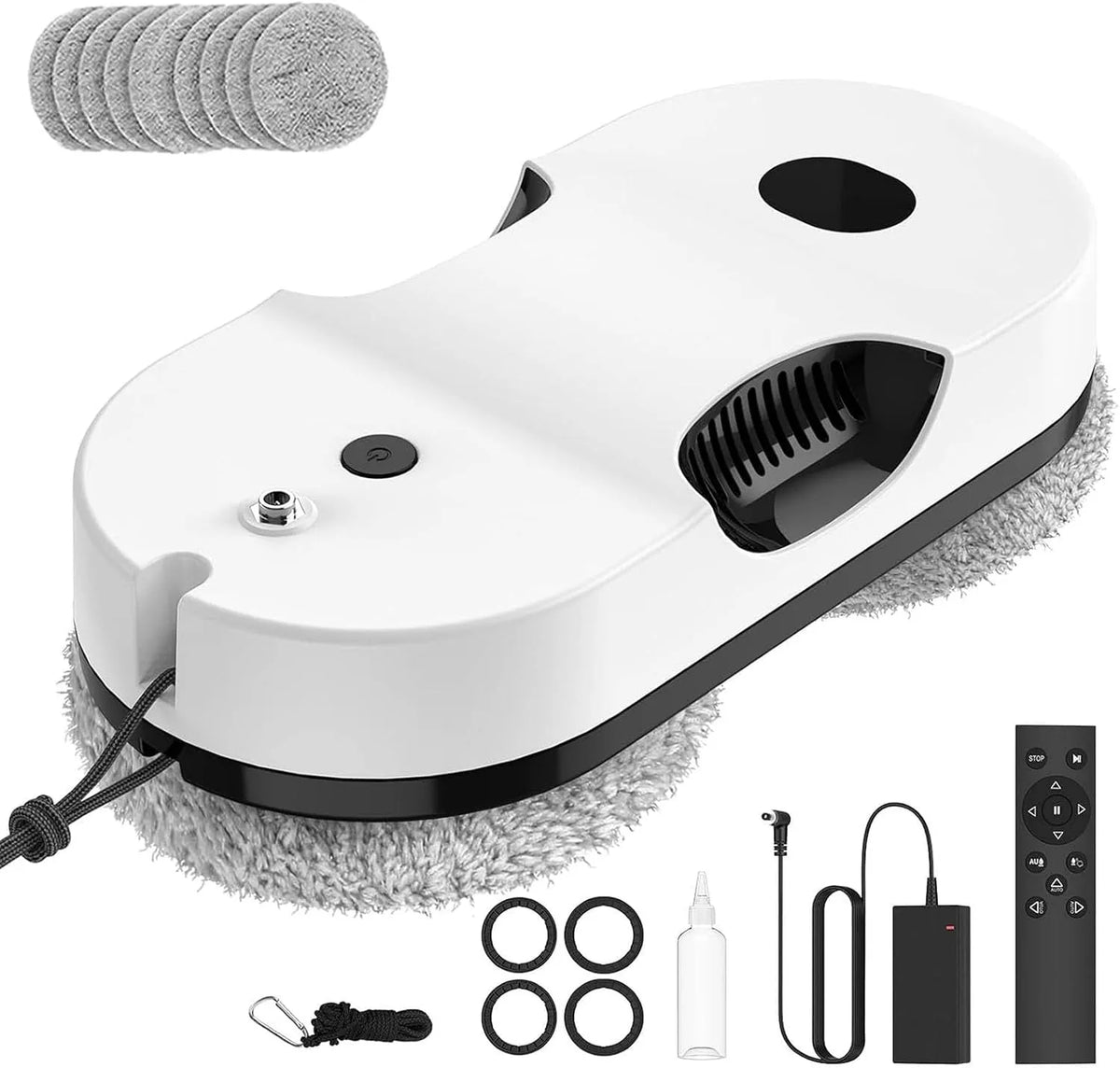 Raamreinigingsrobot met 5600Pa, 2800Pa, 45 ml, 20 minuten, afstandsbediening en waterreservoir