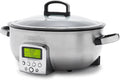 GreenPan Elite 5.6L Elektrische Multi Cooker, RVS, Presets Voor Bakken Koken Stomen Rijstkoken, LED Display