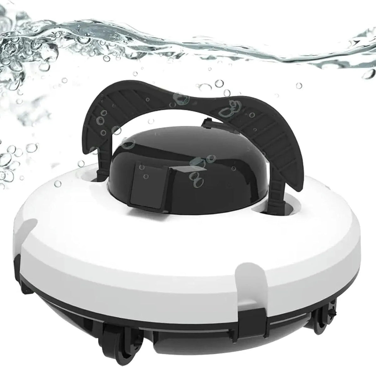 Zwembadrobot, Automatische wandklimmende zwembadreinigingsrobot, snoerloze intelligente zwembadreiniger, met ultrafijne filters, stofzuiger