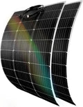 Zonnepaneel, 150 W, trailers,2 * 200 W, hoog rendement, geschikt voor camperdaken, campers, 36 volt monokristallijn, lichtgewicht, buigbaar, boten