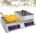 Do-Rayaki-maker voor op het aanrecht met 220V, 32 x 35 x 16 cm, 68 x 45 x 16 cm, 110V, 2600 W, regelbare thermostaat en RVS