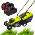 Grasmaaier met 35L, 4000mAh, zwart en groen, 40V Accu-Grasmaaier