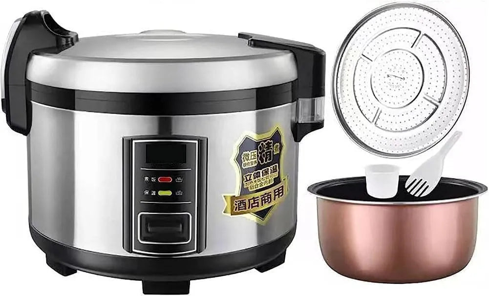 Slowcooker met commerciële slowcooker met antiaanbaklaag, 10-25 l, grote capaciteit voor koken