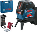 Bosch Professional kruislijnlaser GCL 2-15 rode laser, werkbereik: 15 m, draaihouder RM 1, laserrichtbord, opbergtas, 3