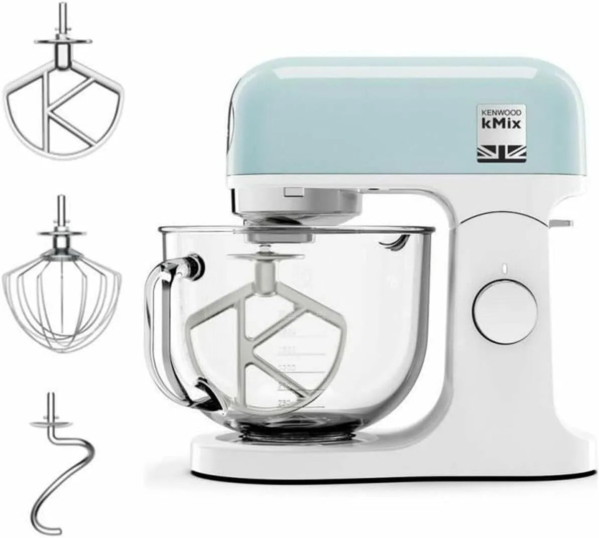 Kenwood Keukenmachine met 1000 W, 5 l, 30,4 x 44,2 x 53,6 cm, blauw en veelkleurig