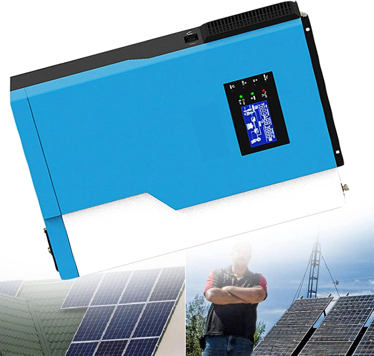 Spanningsomvormer, 5500 W, 3500 W, 220V, 24V, 48V, 80A, 100A, wifi
