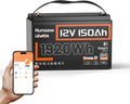 BMS Lithium batterij, BMS Lithium Lifepo4-accu, 110 A, 1920 Wh, met Bluetooth, 4.000-15.000 lage cycli van 12 V, oplaadbaar, bescherming tegen lage
