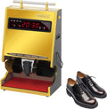 Polijstmachine met 85 x 50 x 30cm, 110V, 100 W, geluidsarme werking, RVS, zwart, bruin en goud