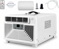 Mobiele airconditioner met 12 uur, timer, afstandsbediening, waterreservoir, ontvochtigingsfunctie en gerichte luchtcirculatie