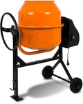 EBERTH Elektrische betonmixer met 550 W, waterreservoir en voor bouwplaats en werkplaats