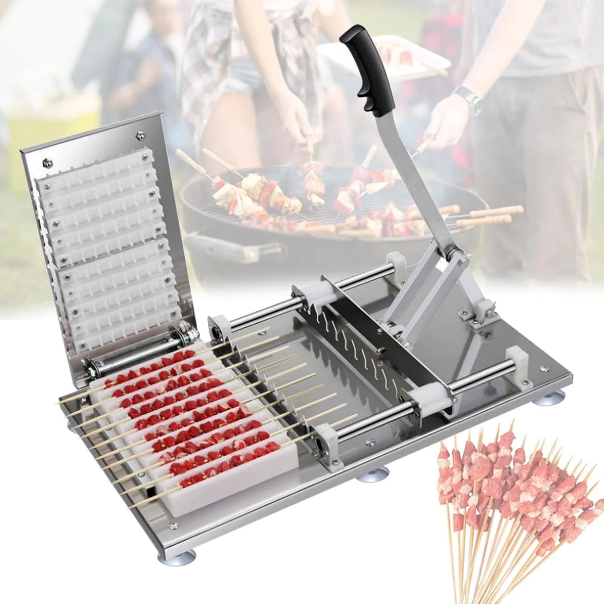 Kebab Maker met 5 minuten, 25-30 cm, 9,84-11,81 inch, waterreservoir en RVS