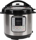 Snelkookpan, 6L, 6L Slimme Programma's Rijstkoker 16 in 1 Multikoker voor Slowcooker, Elektrische Snelkookpan, Roestvrijstalen Stoompot