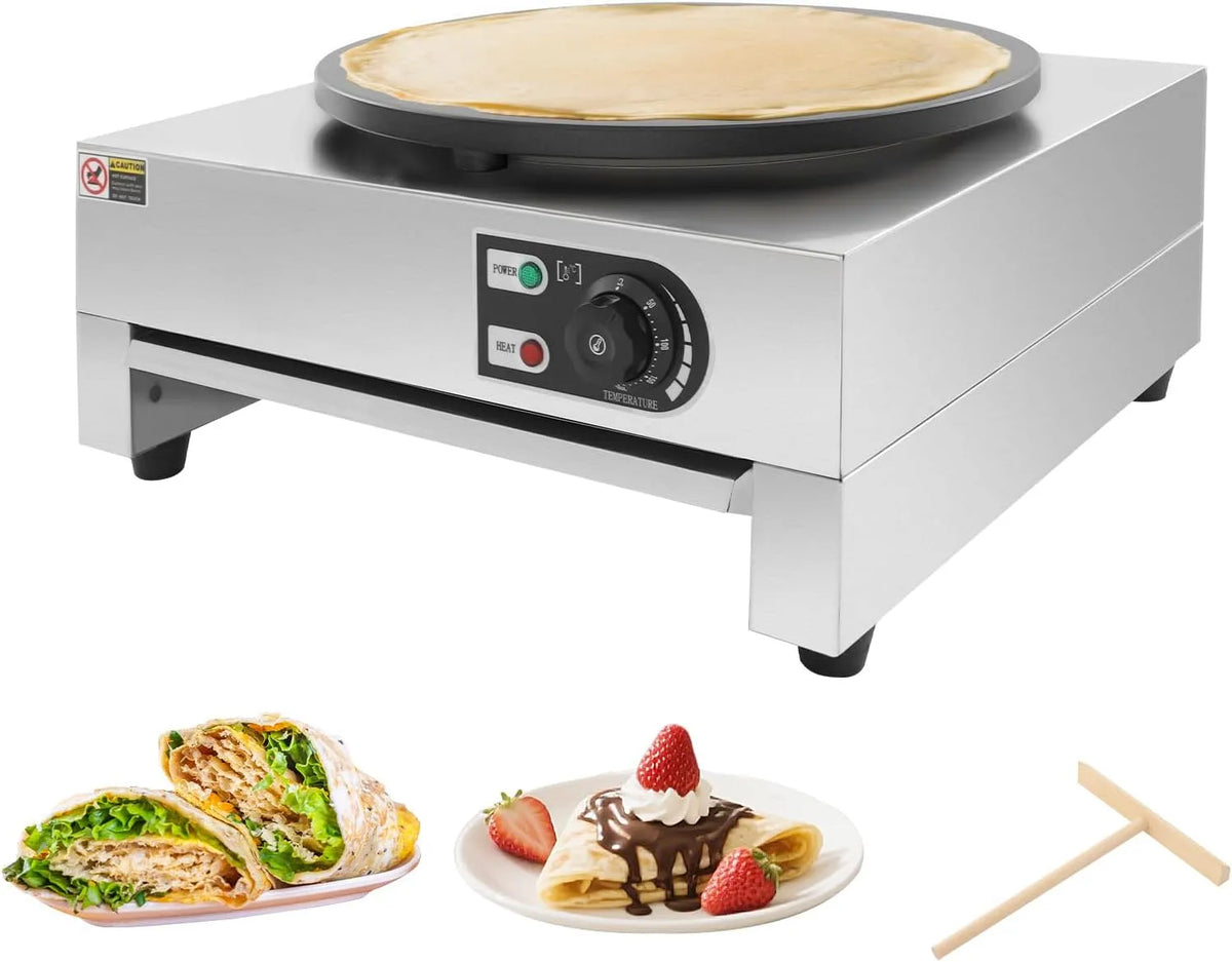 3 kW, Barbecue, 3 kW vermogen, diameter 40 cm, instelbare temperatuur 50-300 °C