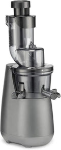 Cuisinart CSJ-300P1 Easy Clean Slow Juicer Juice Extractor CSJ-300P1 met Zwart en Grijs, Metaal