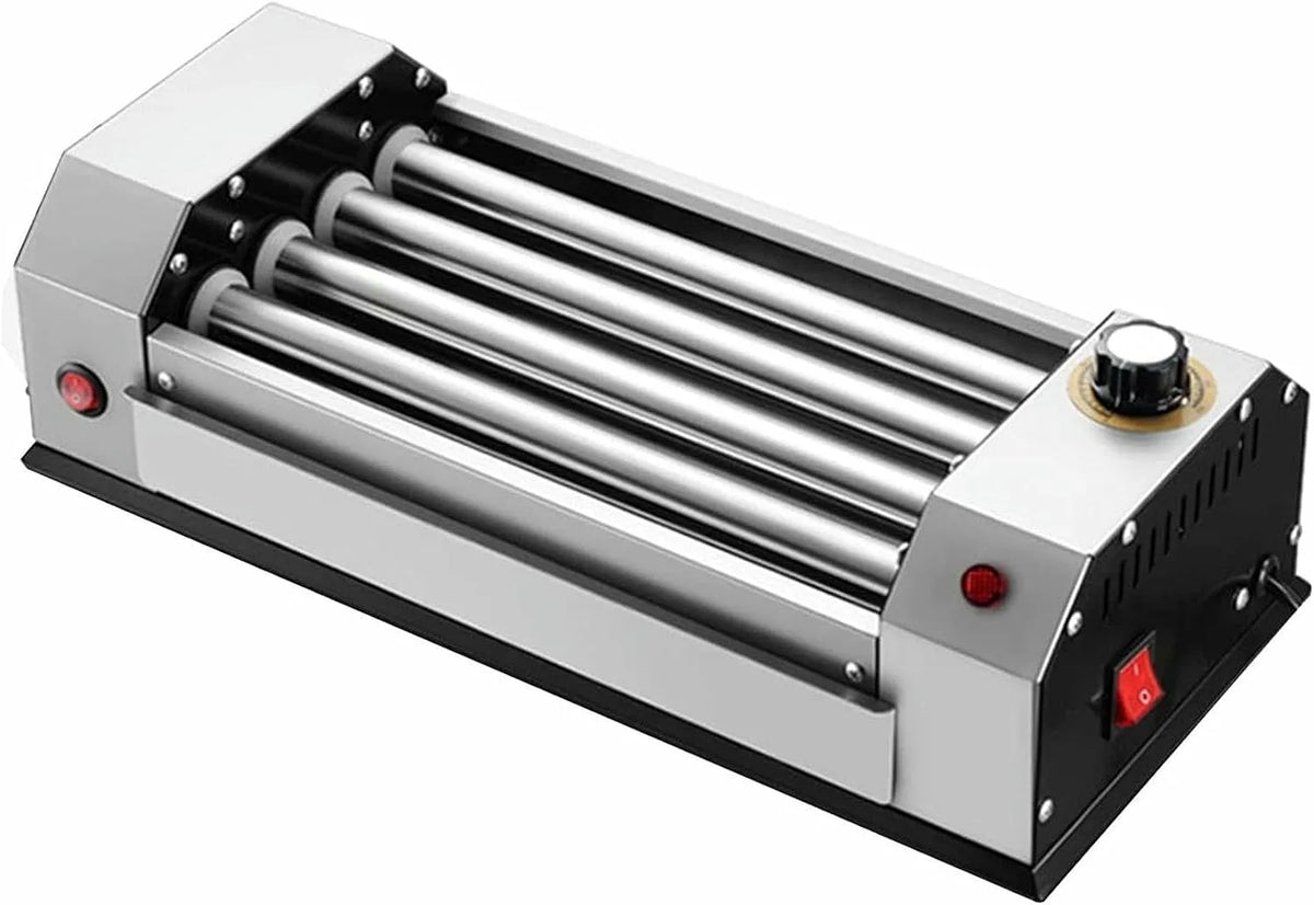 Hotdog Roller Machine met 600 W, RVS en voor keuken ontbijt - voor thuis of commercieel gebruik