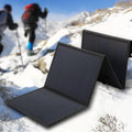Zonnepaneel met 80 W, 1680 x 420 x 2 mm, 420 x 360 x 40 mm, 5 V, 5 A, 18 V, 2 A en USB