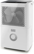 BLACK+DECKER Luchtontvochtiger met 240 W, 12 L, 1,8 L, 24 uur, 42 dB, timer en geluidsarme werking