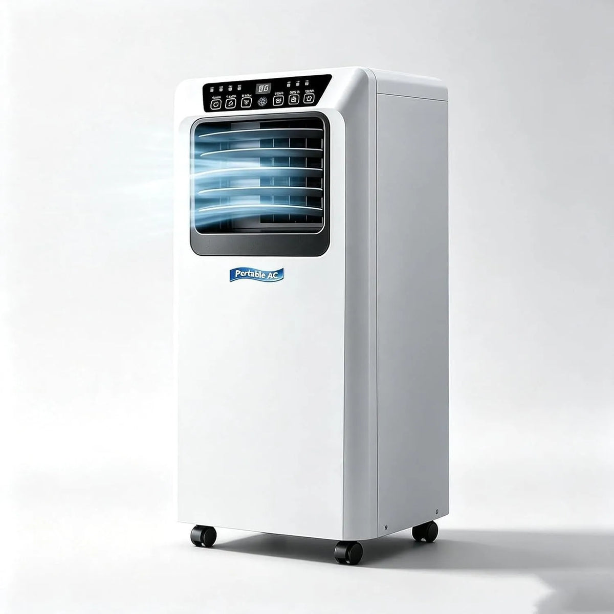 Mobiele airconditioner met 12000 BTU, 9000 BTU, 7000 BTU, 220V, 240V, 50Hz, 2-in-1 en afstandsbediening