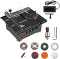 100 W, Cirkelzaag, 100 W Mini Tafelzaag 5000 RPM Kleine, Houtbewerking Elektrische Bank Handgemaakte DIY Hobby, Model Ambachten Snijden