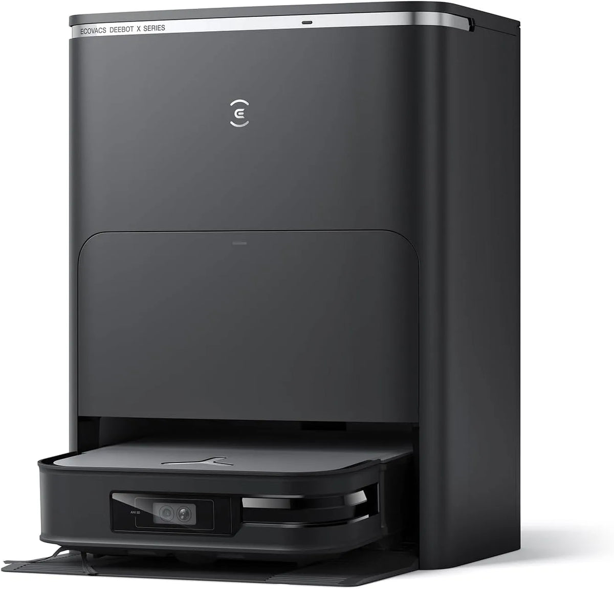 Robotstofzuiger, Ecovacs X2, 15 mm dweilsysteem, slank en hoekig design, warmwater-dweilreiniging, AI-ondersteunde navigatie, YIKO, 8.000 Pa