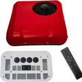Mobiele airconditioner, 12V, rood-24V, airco voor vrachtwagencabines, split-airco op het dak met afstandsbediening, voor lichte vrachtwagens