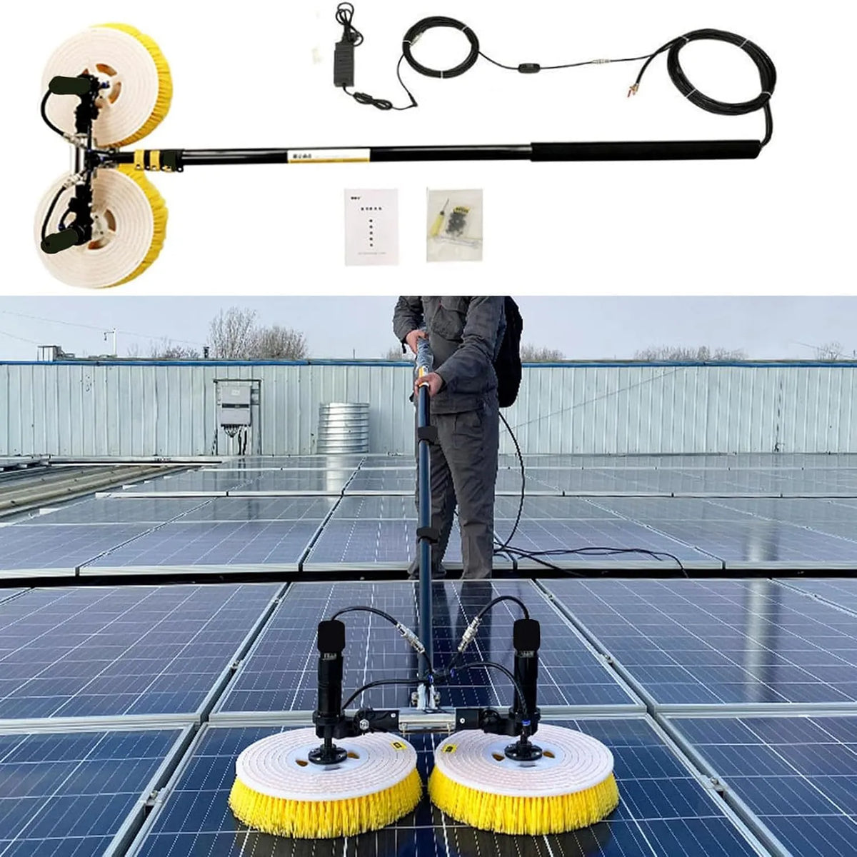 Machine met 65 cm, 8 uur, 3 L, 40 mm, 8 mm en complete onderhoudsset